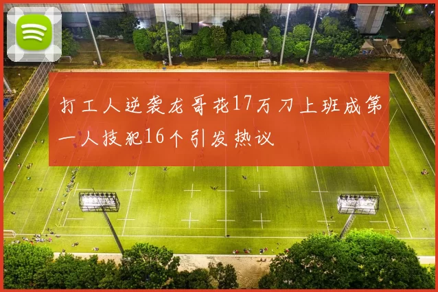 打工人逆袭龙哥花17万刀上班成第一人技犯16个引发热议